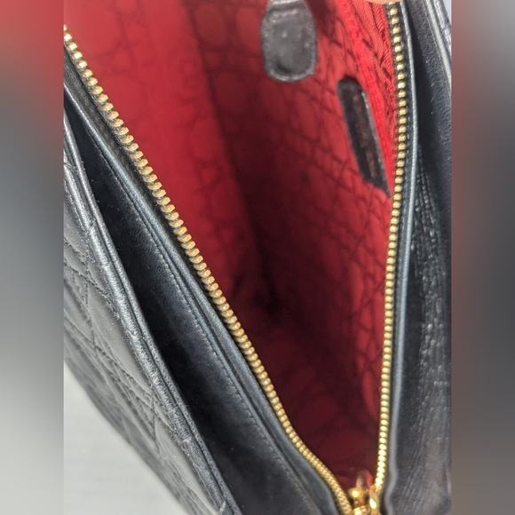 Christian Dior 'Lady Dior' Vintage Cannage Lambskin Shoulder Bag - Picture 10 of 13